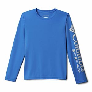 Columbia Youth Boys' PFG Terminal Tackle Long Sleeve Tee, Moisture Wicking Fabric, UV Sun Protection