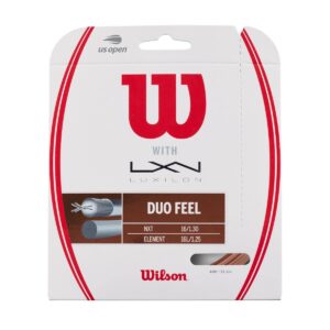 wilson duo feel tennis string - set, bronze, 16 g