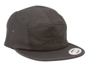 gravity outdoor co. 5 panel hat - blackout