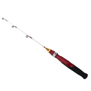 VGEBY Ice Fishing Rod, 20'' Mini Portable Spinning Rods for Sea Boat Fishing Fish Rod and Its Accessories and Supplies