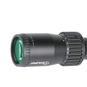 Sniper ZT 5-27x50 FFP First Focal Plane Scope Side Parallax Adjustment Glass Etched Reticle Red Green Illuminated with Scope Mount