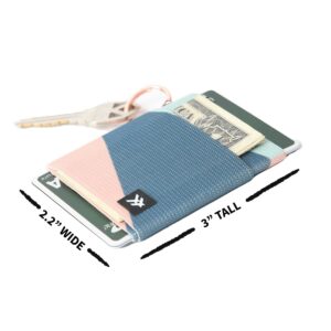 Thread Wallets Ultra Slim Card Holder Wallet - Slim Wallet for Women & Men - Minimalist Wallets for Women - Small Wallet for Women & Men - Modern Credit Card Organizer Mini Wallet (Fine Line)