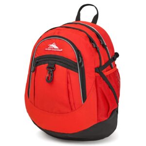 High Sierra Fatboy Backpack, Crimson/Black, 19.5 x 13 x 7-Inch