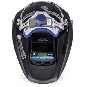 Miller Electric 282001 Digital Performance Blue Rage Welding Helmet with Clearlight Lens Technology