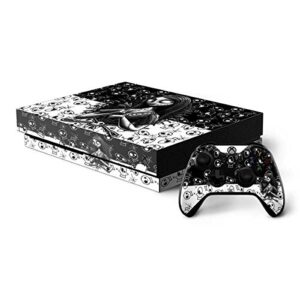 skinit decal gaming skin compatible with xbox one x console and controller bundle - officially licensed disney nightmare before christmas sally design