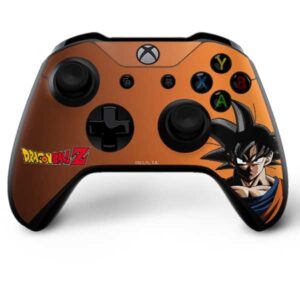 Skinit Decal Gaming skin compatible with Xbox One X Bundle - Officially Licensed Dragon Ball Z Goku Portrait Design