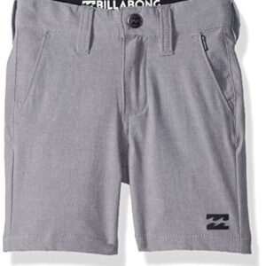 Billabong Boys' Big Classic Hybrid Walkshort, Grey, 26