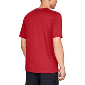 Under Armour Men's UA Big Logo Short Sleeve T-Shirt LG Red