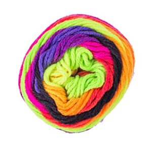 Red Heart Super Saver Yarn-Bright Stripe