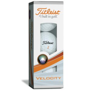 Titleist Velocity Golf Balls, White, Prior Generation (One Dozen)