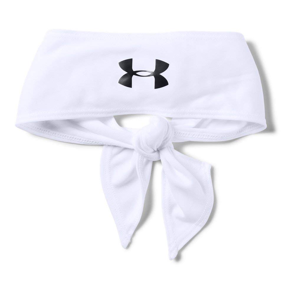 Under Armour Adult UA Armour Tie Headband OSFA White