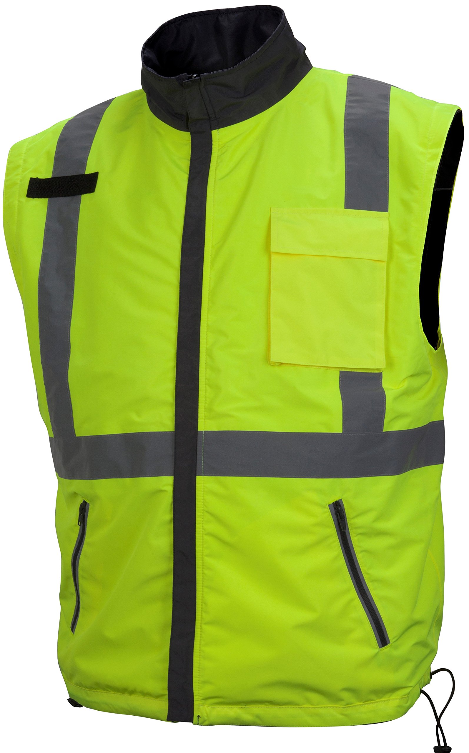 PYRAMEX RJR34 Series 4 in 1 Reversible Windbreaker Jacket Hi Vis Lime 3X Large