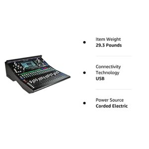 Allen & Heath SQ-5 Digital Mixer, 48 Input Channels, 7" Capacitive Touchscreen, Automatic Mic Mixing, 32×32 USB Audio Interface, Black