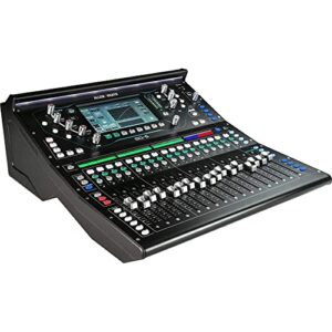 allen & heath sq-5 digital mixer, 48 input channels, 7" capacitive touchscreen, automatic mic mixing, 32×32 usb audio interface, black