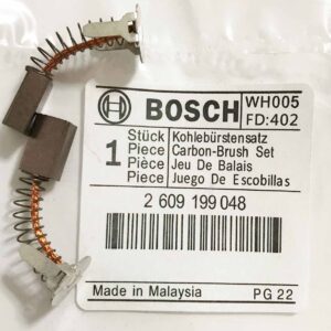 genuine bosch carbon brushes 2609199048 for bosch 23614 23612 23609 23618 impact driver 22612 22614 22618 impact wrench s22g