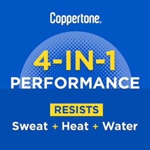 Coppertone Sport Sunscreen Spray SPF 50, Water Resistant Spray Sunscreen, Broad Spectrum SPF 50 Sunscreen, Bulk Sunscreen Pack, 5.5 Oz Bottle, Pack of 3