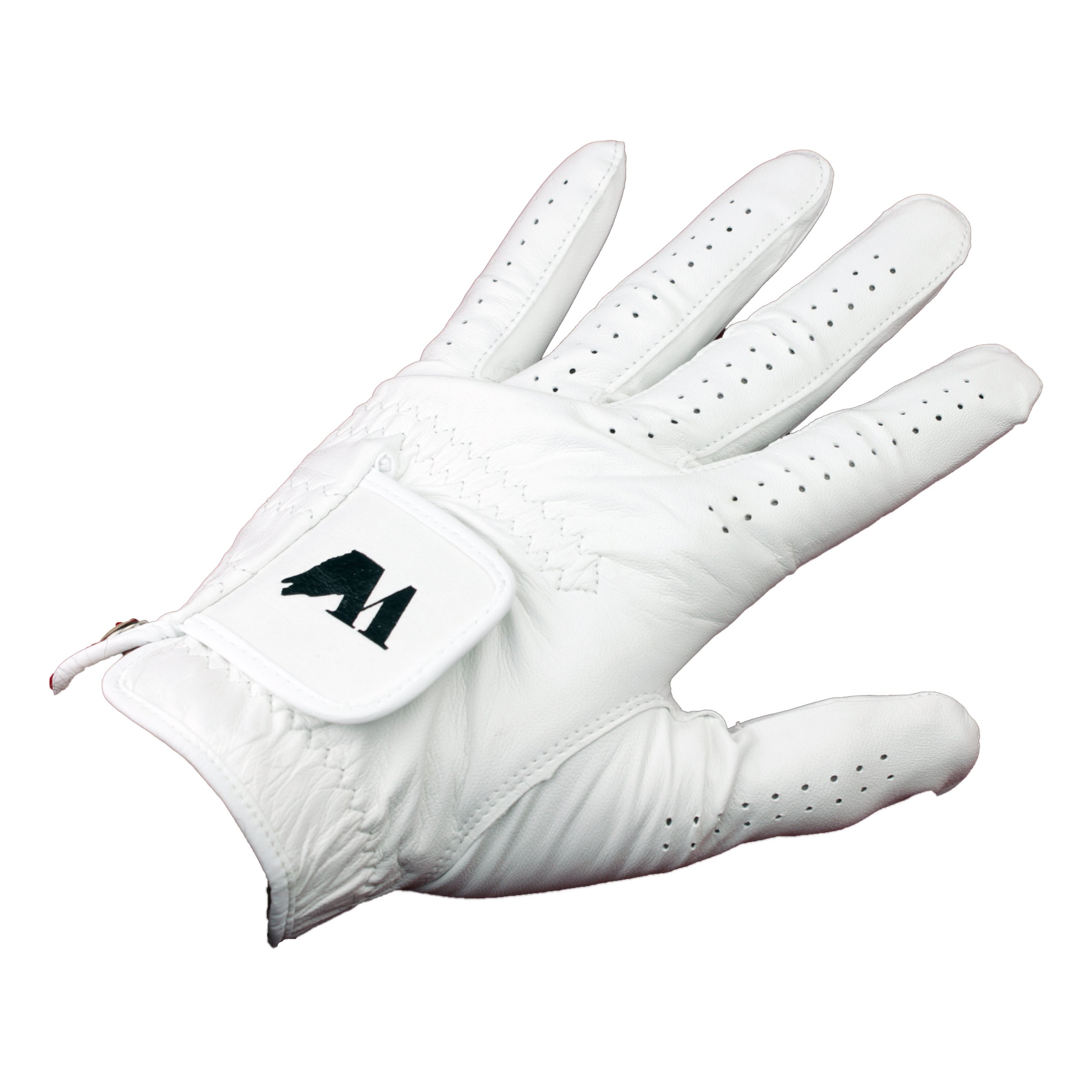 Turnberry Golf Glove White Leather Ladies Worn on Left Hand Small