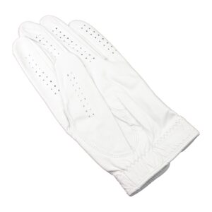 Turnberry Golf Glove White Leather Ladies Worn on Left Hand Small