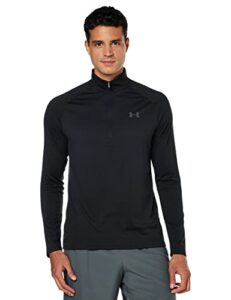 under armour men's ua tech ½ zip long sleeve sm black