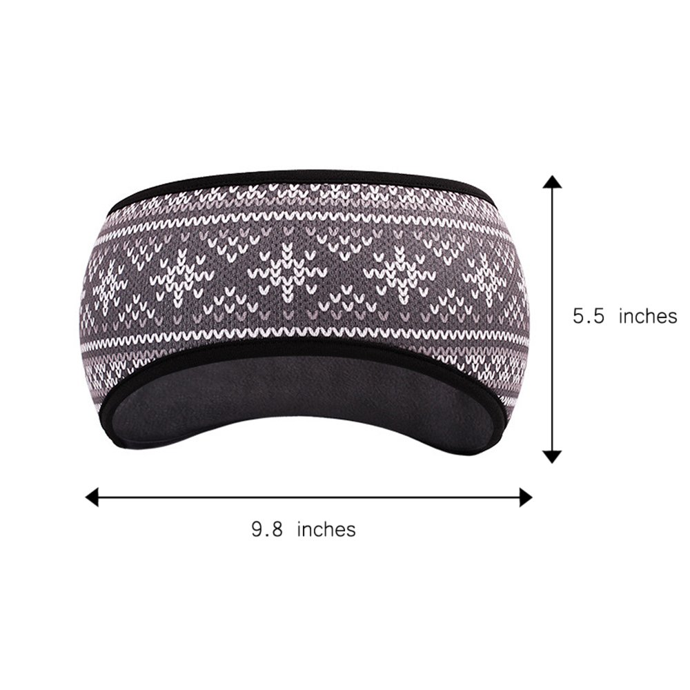 TClian Women's Ear Warmer Winter Head Band Ski Ear Muff Stretch Hair Band Accessories Perfect for Winter Running Yoga Skiing & Daily Wear – 4 Colors (HBW-05)