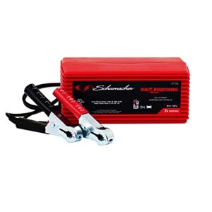 Schumacher SP1296 Fully Automatic Battery Charger and Maintainer – 2 Amp, 6V/12V - For Car, Boat, and Power Sport Batteries