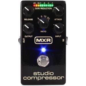 MXR M76 Studio Compressor Analog Guitar Effect Pedal + Cables