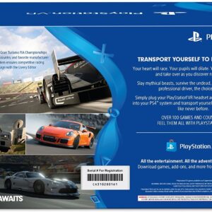 PlayStation VR Bundle (3 Items)- Gran Turismo Sport Bundle, PlayStation Move Motion Controllers - Two Packs, and PSVR Batman: Arkham VR - PlayStation 4 (Game Disc)