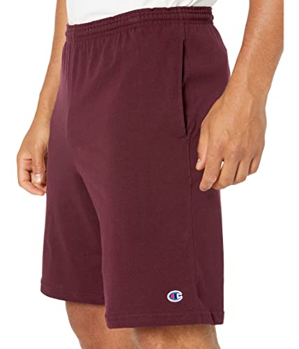 Champion Men's Shorts, Classic Cotton Jersey Athletic Shorts, 9", Long Gym Shorts, Men's Workout Shorts