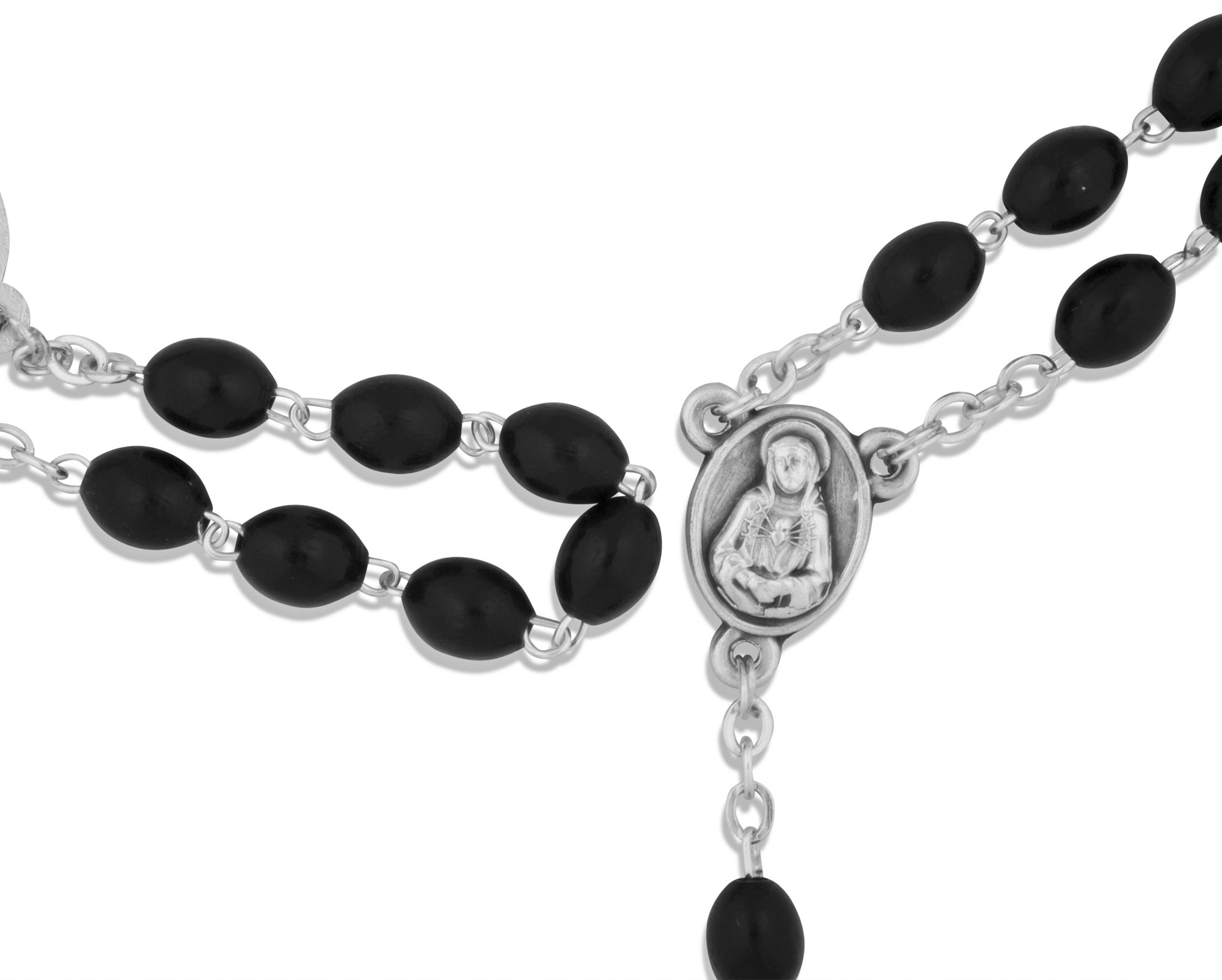 Venerare Traditional Catholic Seven Sorrows Rosary (Black Wood)