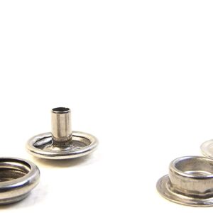 Snap Fastener Extended Length Cap has a 1/4" Post/Eyelet has a 3/8" Post - Select The Quantity That You Need (10 Piece Set)