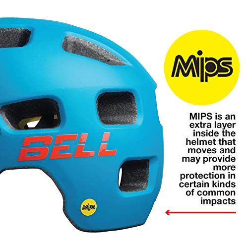 BELL unisex Bell Mips Berm Bike Helmet - Solid Blue Lagoon , Youth