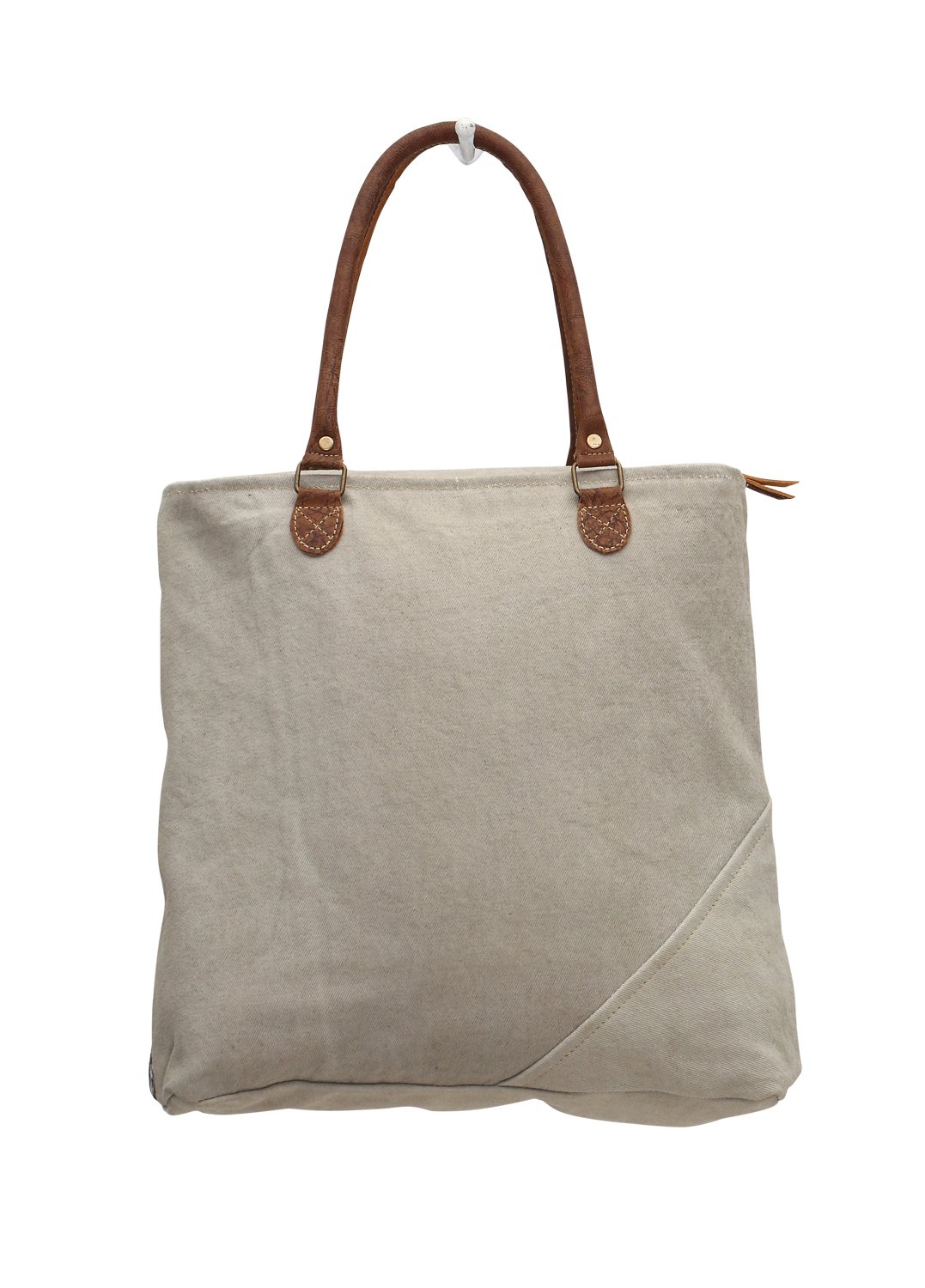 Myra Bag Segmented Life Upcycled Canvas Tote Bag S-0705