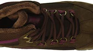 Timberland Women's MT. Maddsen Winter Waterproof Ins Hiking Boot, Dark Brown Nubuck, 9 M US