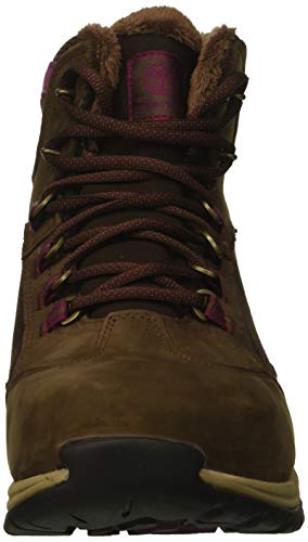 Timberland Women's MT. Maddsen Winter Waterproof Ins Hiking Boot, Dark Brown Nubuck, 9 M US