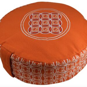 Orado Products Premium Zafu Meditation/Yoga Cushion Filled with 100% USA Grown Organic Buckwheat Hulls- Perfect for Daily Meditation or Yoga