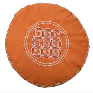 Orado Products Premium Zafu Meditation/Yoga Cushion Filled with 100% USA Grown Organic Buckwheat Hulls- Perfect for Daily Meditation or Yoga