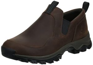 timberland men's mt. maddsen slip on hiking shoe, dark brown, 11 medium us