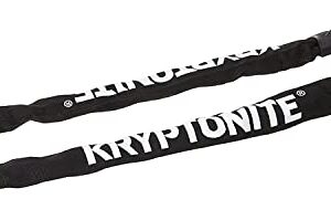 Kryptonite Keeper 712 Combo Bike Chain Lock, 4 Feet Long 7mm Steel Chain Heavy Duty Anti-Theft Bicycle Chain Lock, 4-Digit Resettable Combination Lock for E-Bike Scooter Road Mountain Bikes