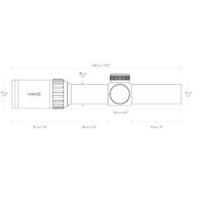 Vantage 30 WA IR Riflescope 1-4x24, 30mm, IR (L4A Dot)