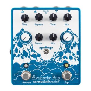 earthquaker devices avalanche run v2 delay and reverb pedal