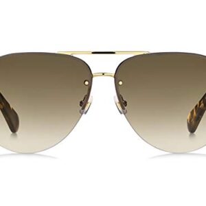 Kate Spade Sunglasses (Safilo Group) Women's Jakayla Aviator Sunglasses, Dark Havana, 62 mm