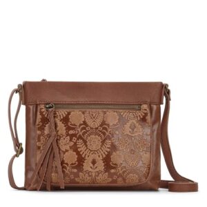 the sak classic, tobacco floral embossed