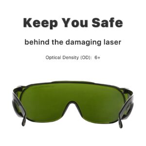 Cloudray Laser Protection Goggles 1064nm Laser Safety Glasses Fiber Laser Glasses for Laser Protection Fiber Laser Engraver Safety (Style B)