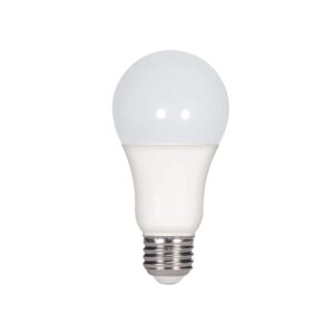 Satco S28790 Medium Light Bulb in White Finish, 4.63 inches, 5000K, Frosted, 4 Count