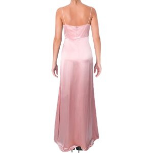 Jill Jill Stuart Womens Satin Wrap Evening Dress Pink 6