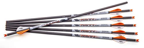 Ravin R139 20-Inch 400-Grain .001-Carbon Crossbow Arrows for Use Exclusively with Ravin Crossbows