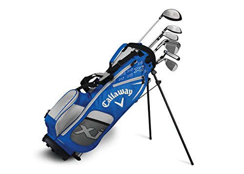 Callaway Golf Xj Junior Golf Set, Level 3, 7 Piece Set, Right Hand, Blue