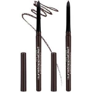 maybelline unstoppable waterproof mechanical brown eyeliner, espresso, 2 count