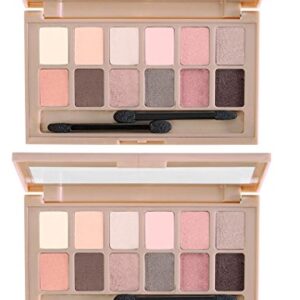 Maybelline New York The Blushed Nudes Eyeshadow Makeup Palette, 2 Count