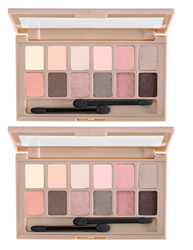 Maybelline New York The Blushed Nudes Eyeshadow Makeup Palette, 2 Count